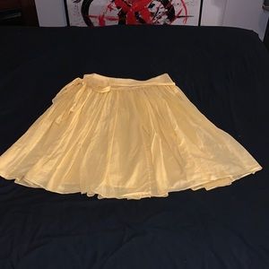 Yellow circle skirt